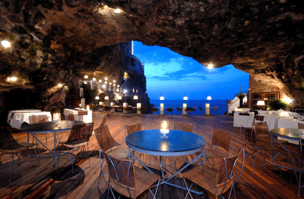 Grotto Restaurant In Italy