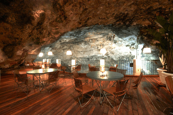 Grotto Restaurant In Italy