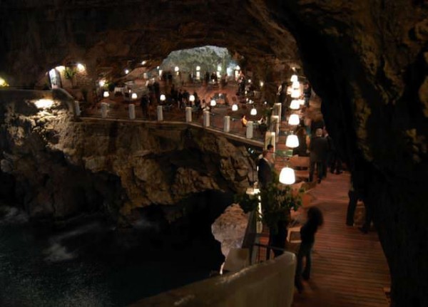 Grotto Restaurant In Italy