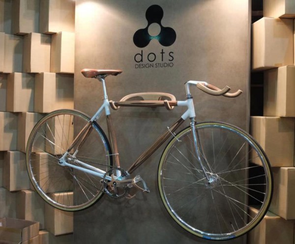 Plywood Bikes, Handlebars and Rack by Dots Design Studio