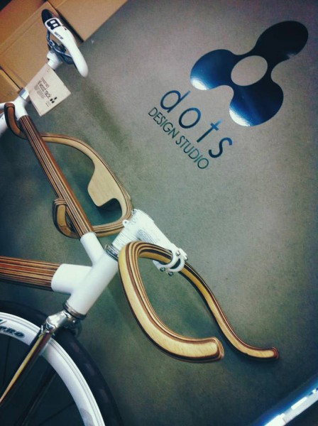 Plywood Bikes, Handlebars and Rack by Dots Design Studio