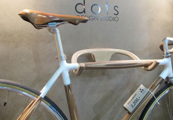 Plywood Bikes, Handlebars and Rack by Dots Design Studio