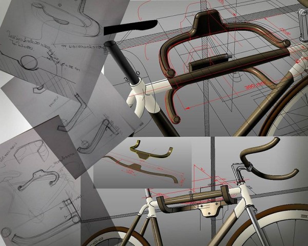 Plywood Bikes, Handlebars and Rack by Dots Design Studio