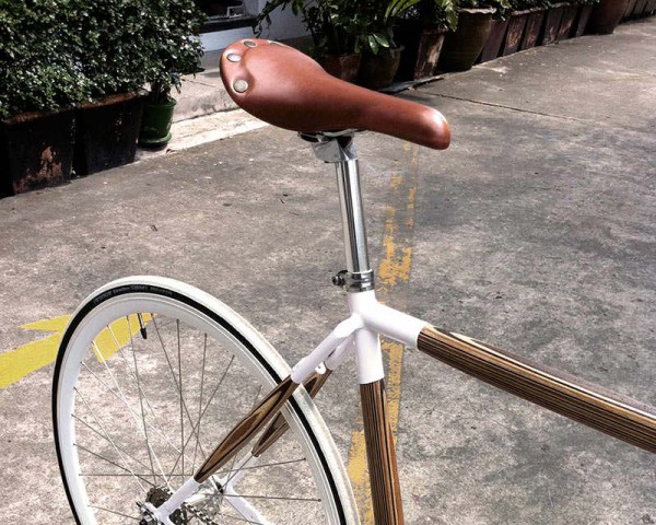 Plywood Bikes, Handlebars and Rack by Dots Design Studio