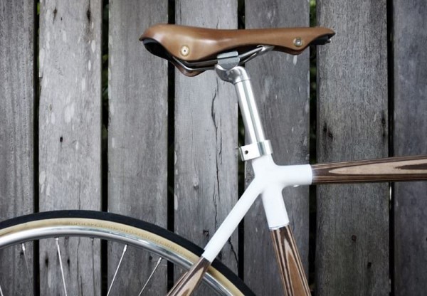 Plywood Bikes, Handlebars and Rack by Dots Design Studio