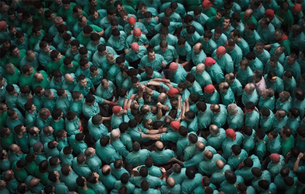 Human Tower photographs by David Oliete 2