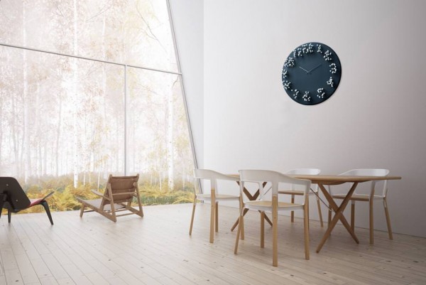 MOCAP bamboo wall clock by J.P.Meulendijks for Plankton 3