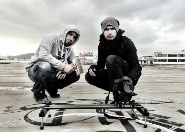 During SKYFALL the Making Of, Simon Silaidis (on the left) with his close friend Alex.