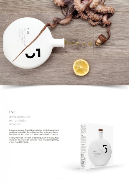 Five Olive Oil designed by Designers United 2