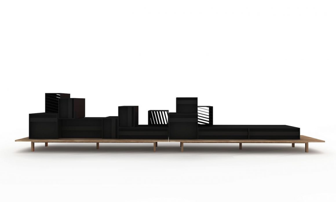 CASAMANIA CONTAINER Sideboard designed by Alain Gilles