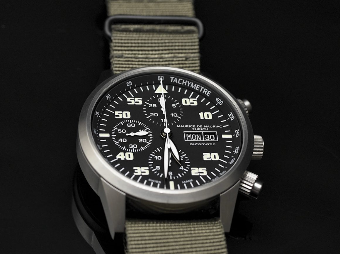 the Chronograph Modern from Maurice De Mauriac Zurich 6