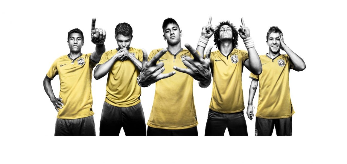 The Brasilian National Football Team shot by Platon for Nike