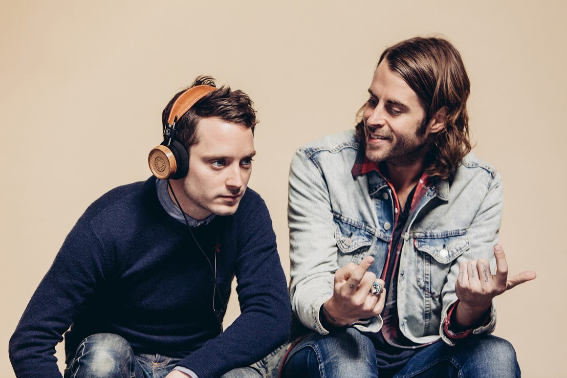 Elijah Wood and his friend Zach Cowie love the Bushmills Irish Whiskey x Grado headphones
