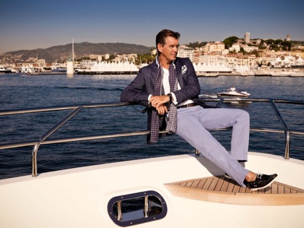 Pierce Brosnan for Hackett Spring/Summer 2014, shot by Terry O’Neill. 2