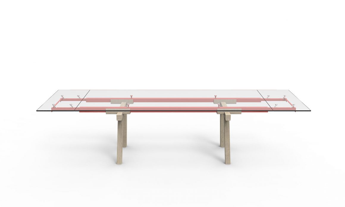 Tracks Table by Alain Gilles for BONALDO 8