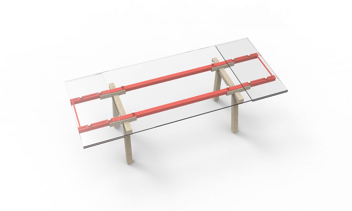 Tracks Table by Alain Gilles for BONALDO 9