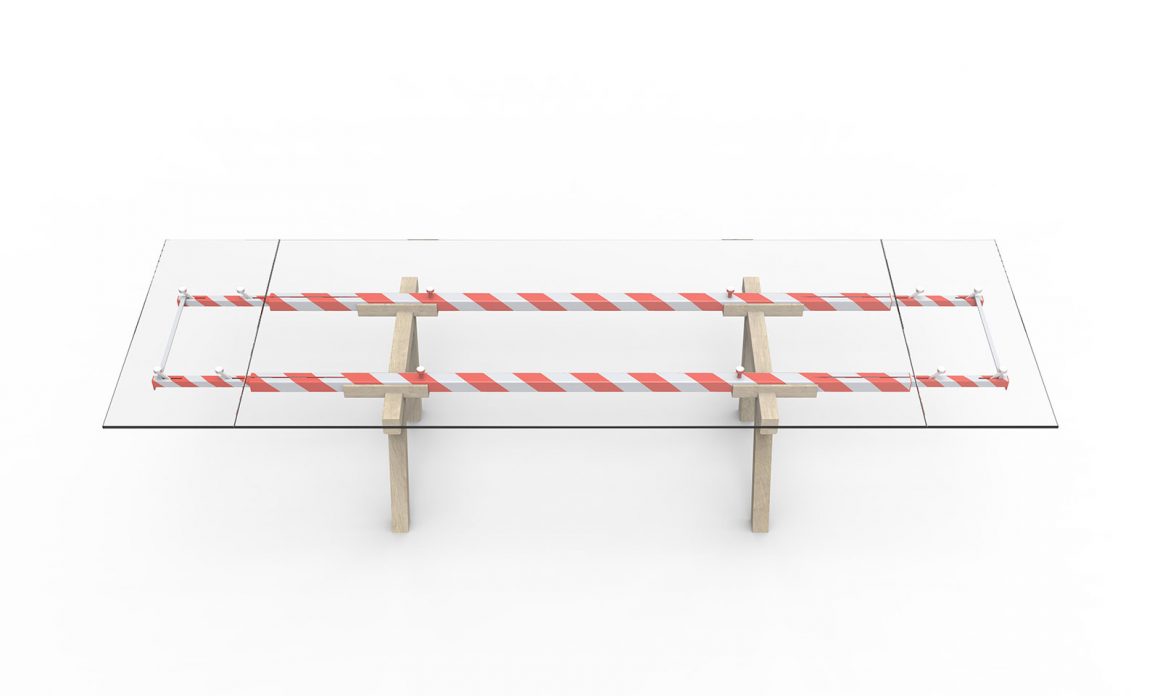 Tracks Table by Alain Gilles for BONALDO 16