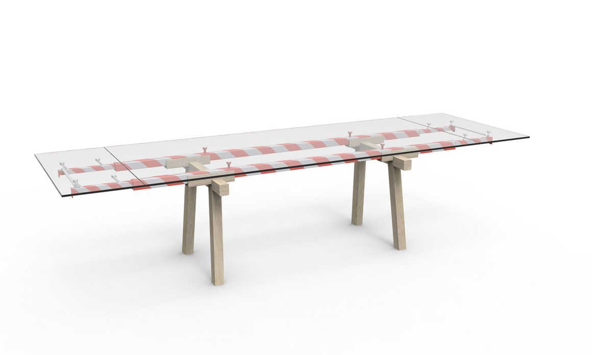 Tracks Table by Alain Gilles for BONALDO 18