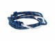 Silver Hook on Caribbean blue rope by Miansai