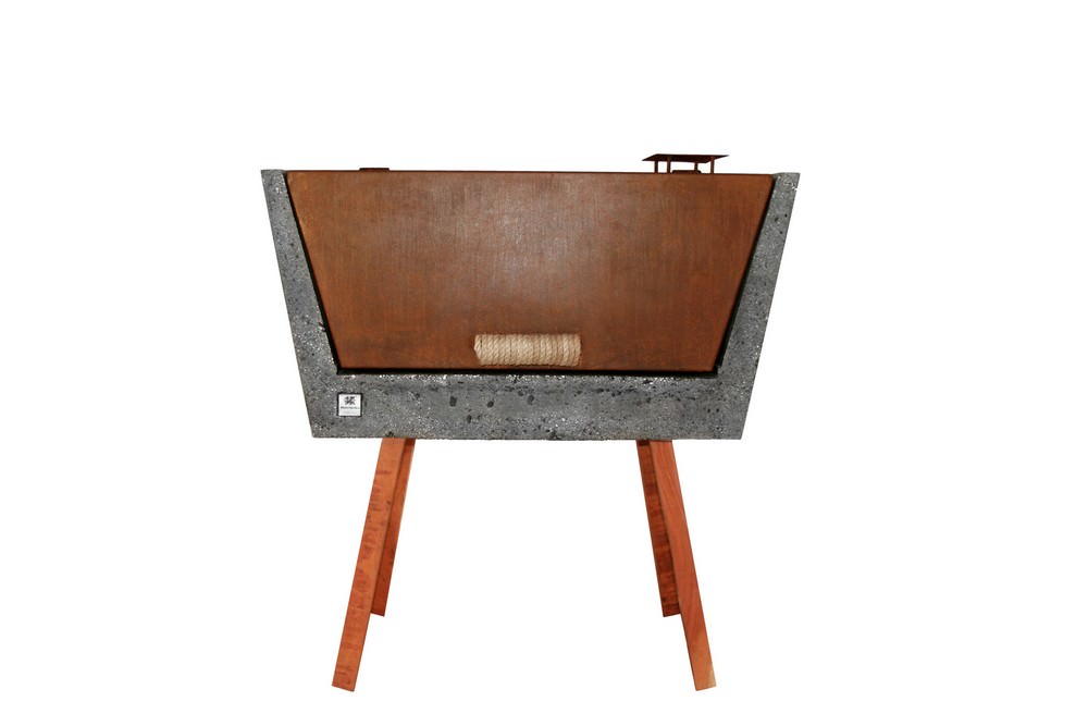 Materialitica Modern Grill - Concrete Batea Outdoor Grill by MateriaLitica, 3 of 9