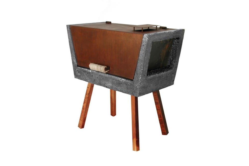 Materialitica Modern Grill - Concrete Batea Outdoor Grill by MateriaLitica, 4 of 9