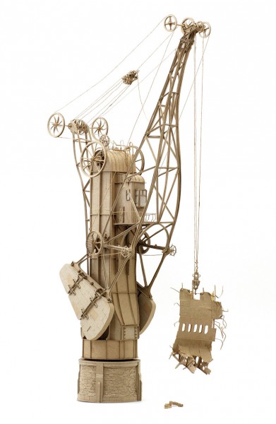 Cardboard Sculptures by Daniel Agdag