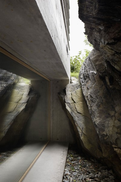 Concrete Log Cabin in the Swiss Alps by Nickisch Sano Walder Architekten 2