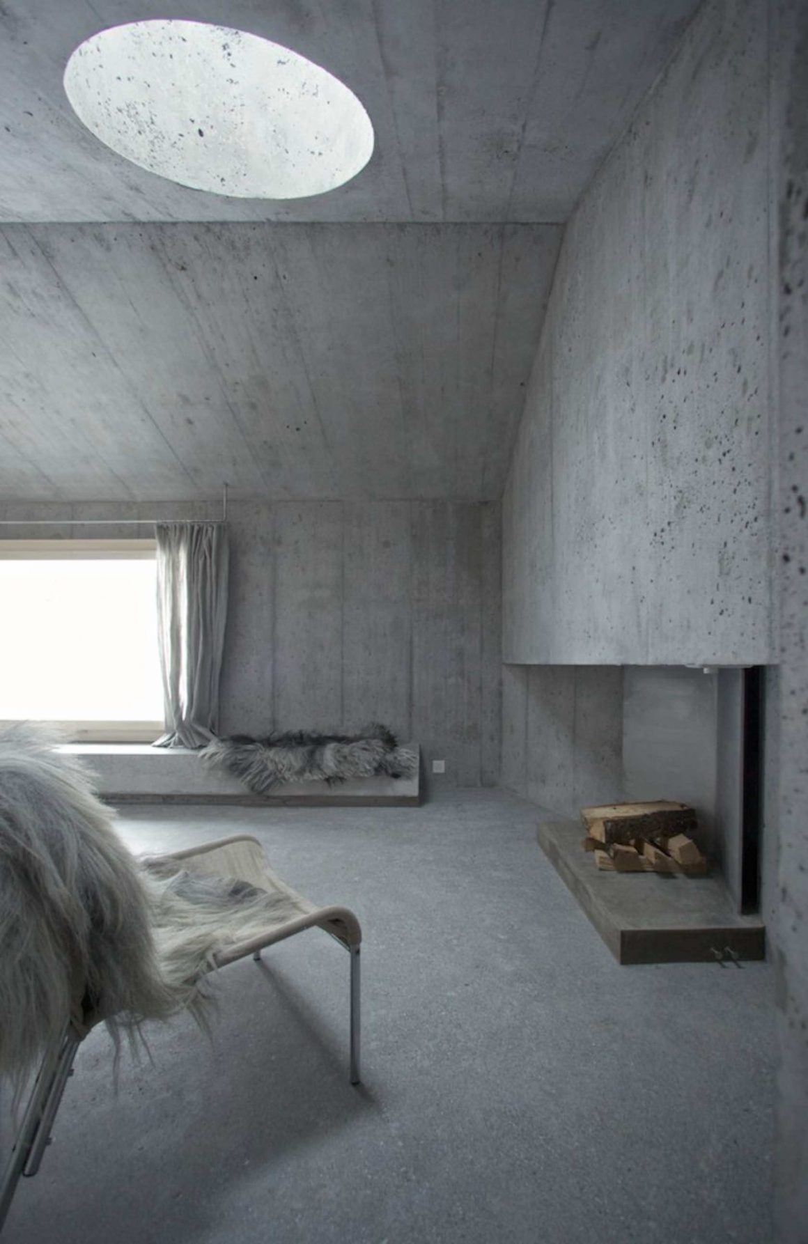 Concrete Log Cabin in the Swiss Alps by Nickisch Sano Walder Architekten 4