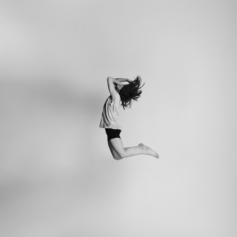 Energetic Black And White Portraits Of People Captured In Mid Jump 2014 - Gravity by Tomas Januska, 7 of 13
