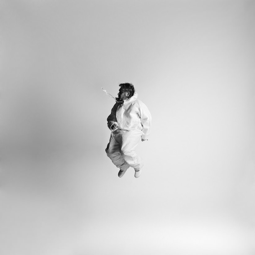 Energetic Black And White Portraits Of People Captured In Mid Jump 2014 - Gravity by Tomas Januska, 11 of 13