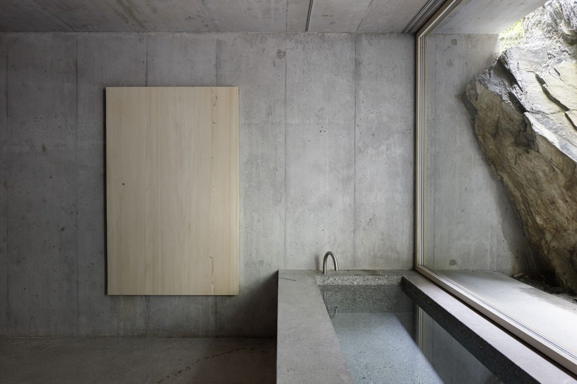 Concrete Log Cabin in the Swiss Alps by Nickisch Sano Walder Architekten 7