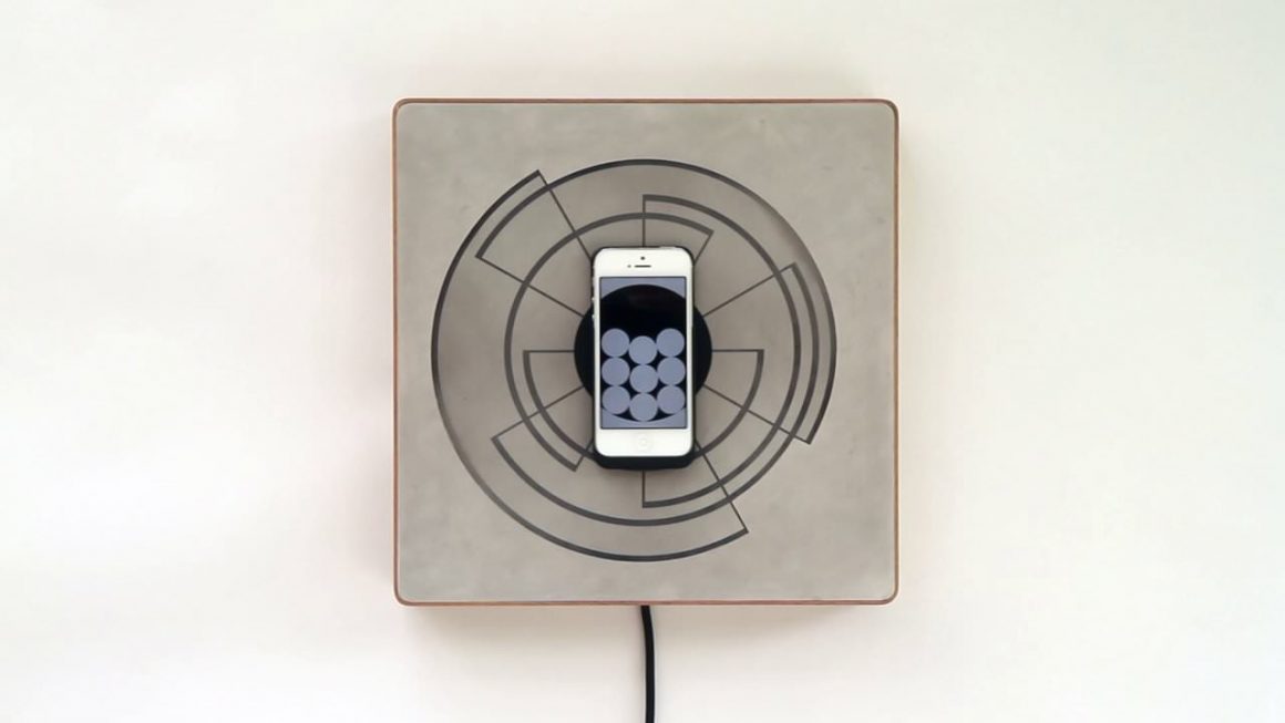 Introducing Spira iPhone charger and clock by Alice Robbiani 2