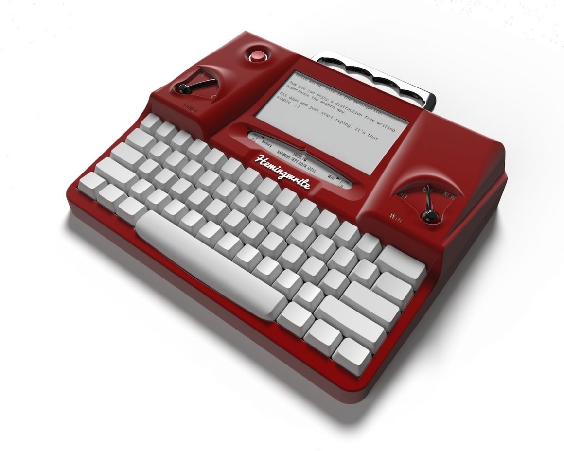 Introducing the typewriter of the 21st century: the Hemingwrite 3