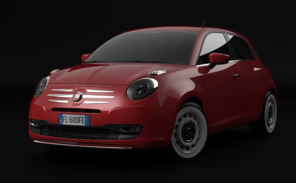 Fiat 600 60th Anniversary Concept is a tribute to Dante Giacosa 12