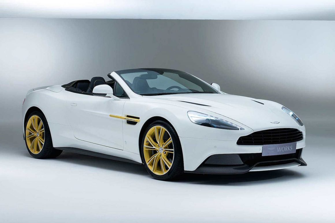 aston martin works 60th anniversary limited edition vanquish