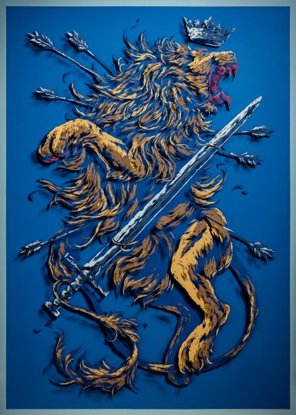 The Netherlands Coat of Arms by illustrator Ivan Belikov