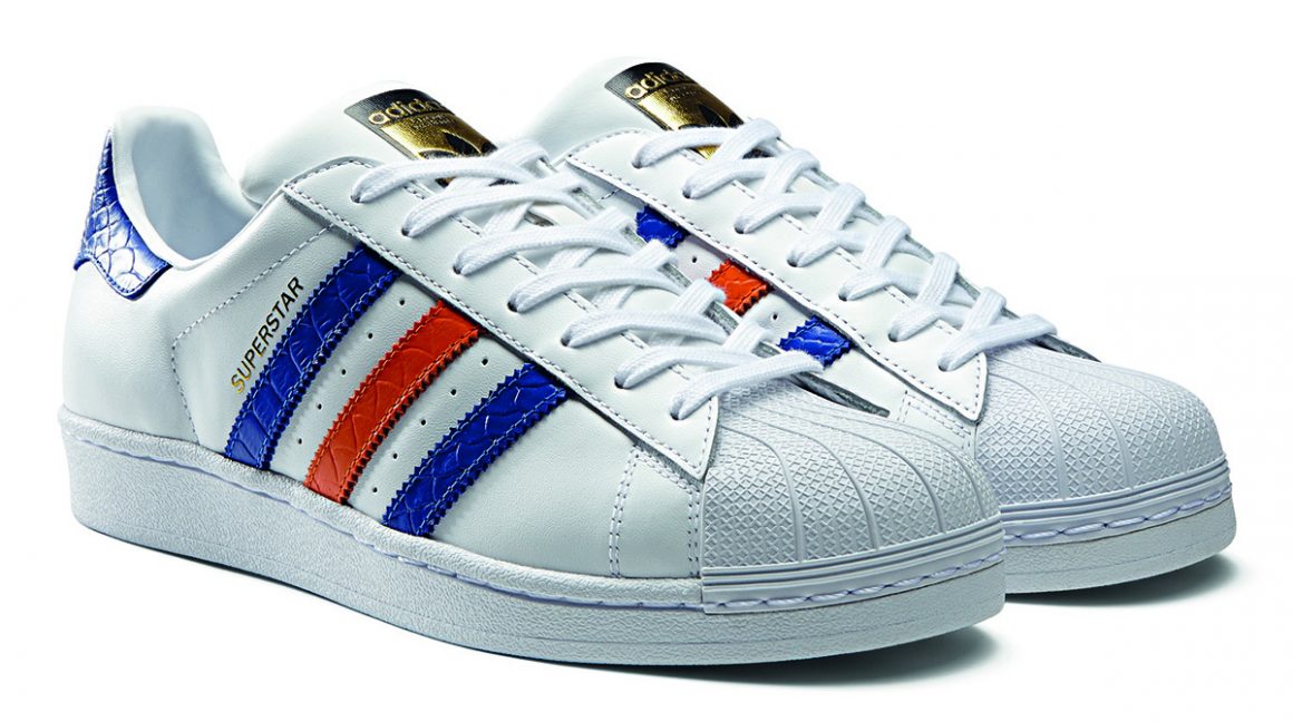 adidas blue superstar east river rivalry trainers