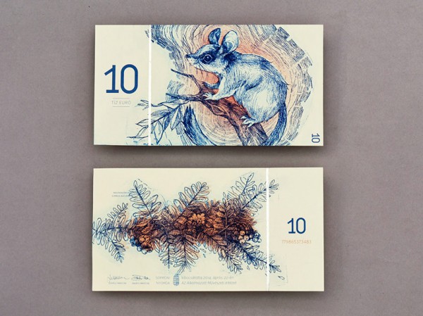 "Hungarian Euro" designed by Barbara Bernát 5