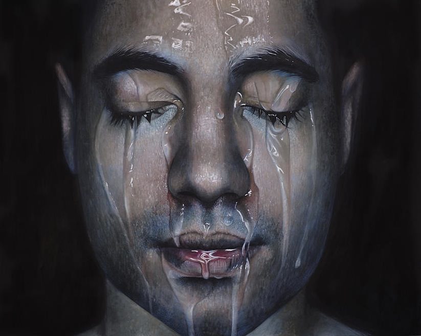 Faces Hyperrealistic Oil Paintings By Erica Elan Ciganek 2015 - “Faces” paintings by Erica Elan Ciganek, 1 of 13