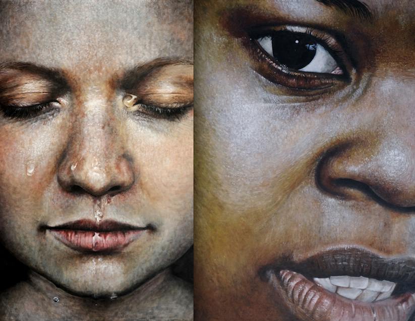 Faces Hyperrealistic Oil Paintings By Erica Elan Ciganek 2015 - “Faces” paintings by Erica Elan Ciganek, 5 of 13