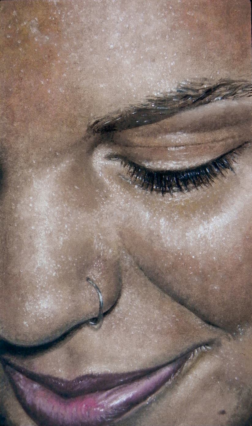 Faces Hyperrealistic Oil Paintings By Erica Elan Ciganek 2015 - “Faces” paintings by Erica Elan Ciganek, 6 of 13