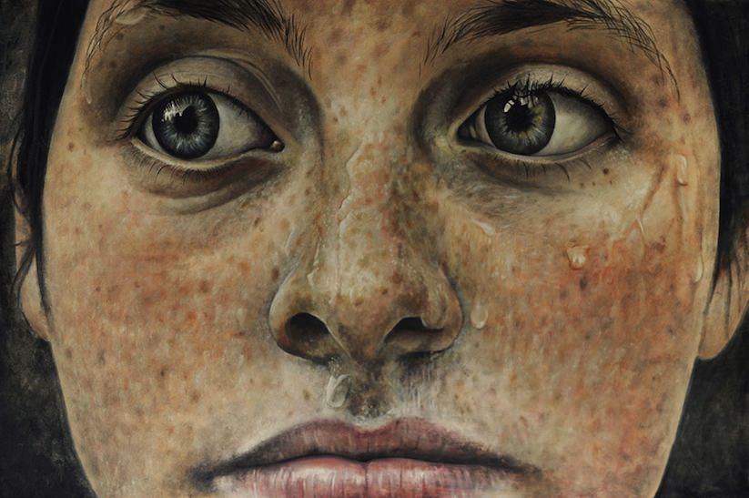 Faces Hyperrealistic Oil Paintings By Erica Elan Ciganek 2015 - “Faces” paintings by Erica Elan Ciganek, 7 of 13