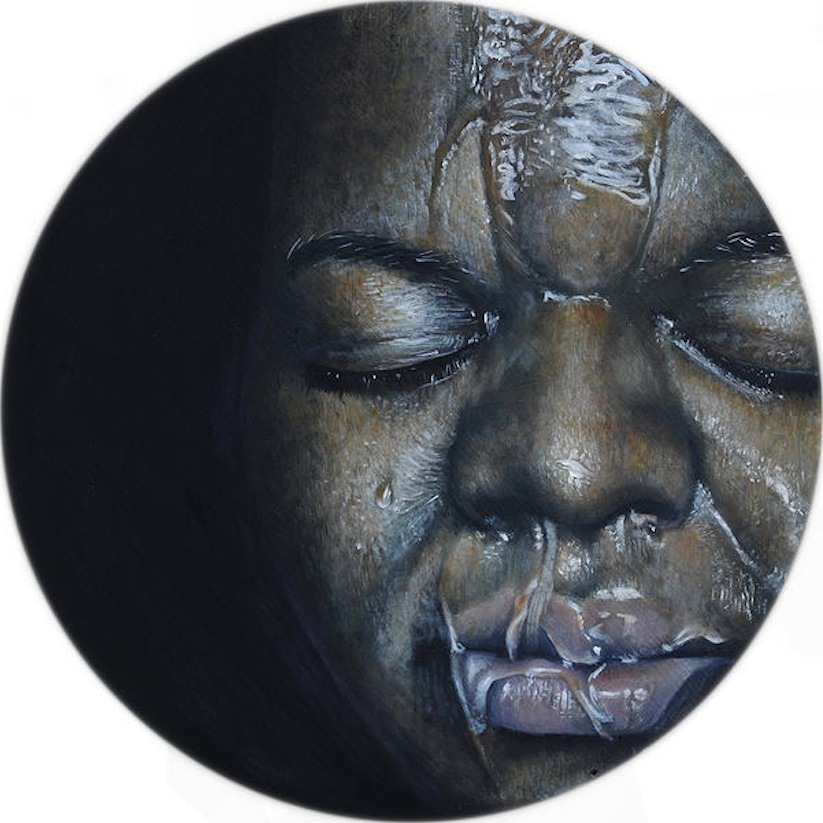 Faces Hyperrealistic Oil Paintings By Erica Elan Ciganek 2015 - “Faces” paintings by Erica Elan Ciganek, 10 of 13