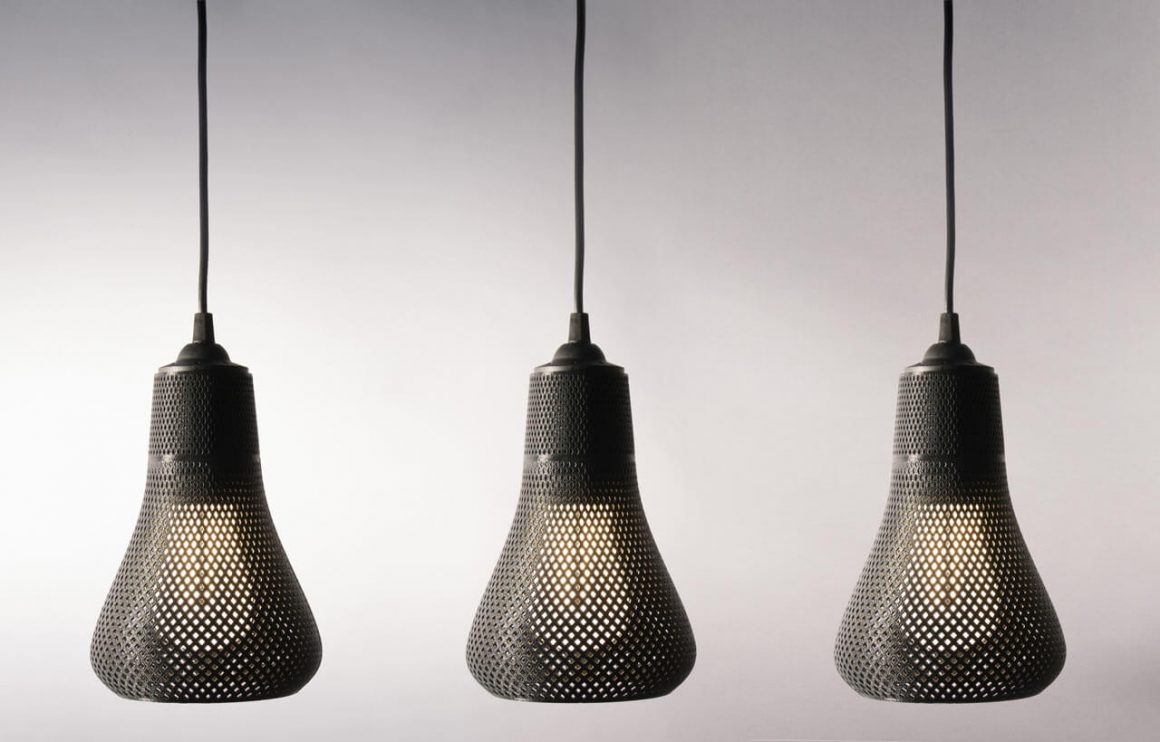 Kayan 3D printed lamp shades for PLUMEN 2
