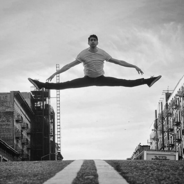 Ballet dancers against urban backdrops in NYC by Omar Robles 5