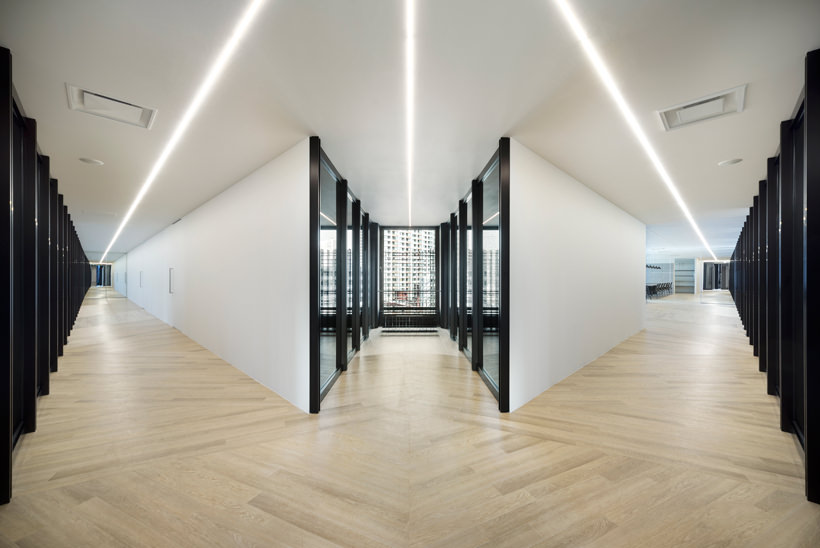 Nendo Aoyama Office - Nendo designs a café and office inside Kenzo Tange's Sogetsu Kaikan, 2 of 12