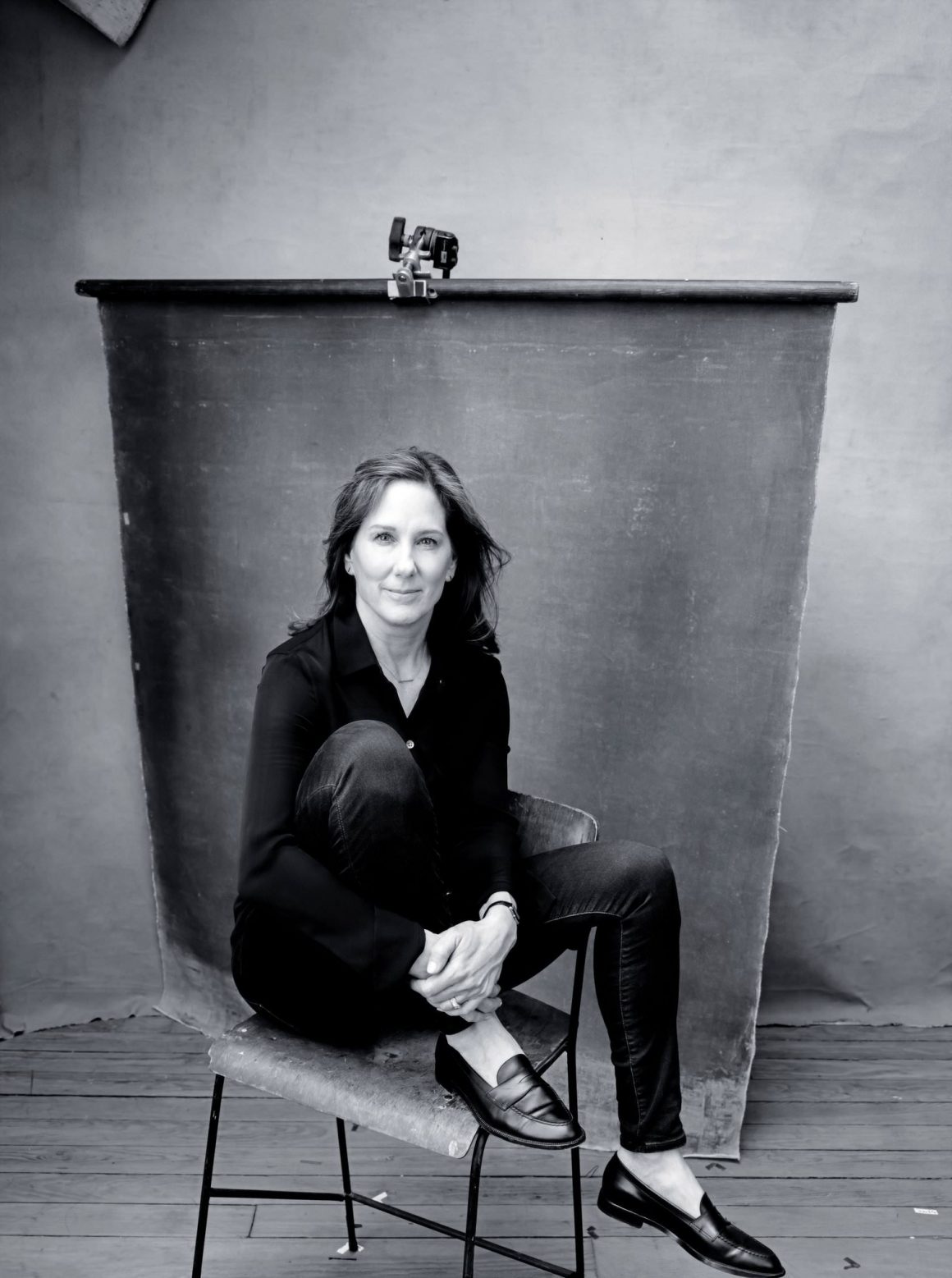 Kathleen Kennedy photographed by Annie Leibovitz for the 2016 Pirelli Calendar