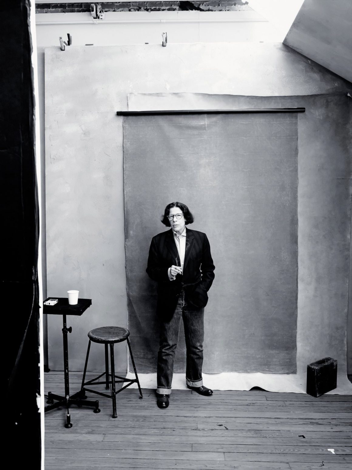 Fran Leibowitz photographed by Annie Leibovitz for the 2016 Pirelli Calendar