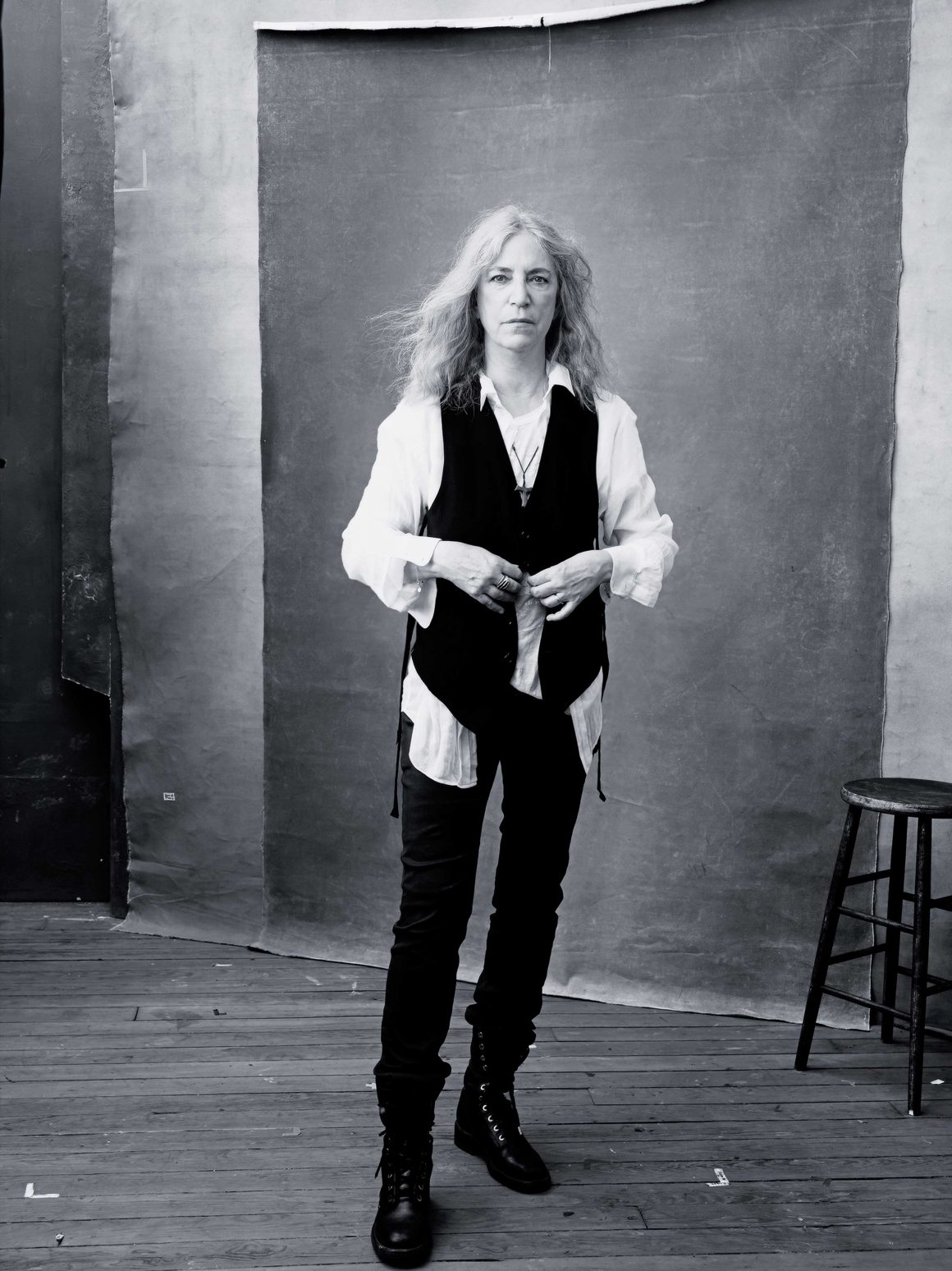 Patti Smith photographed by Annie Leibovitz for the 2016 Pirelli Calendar