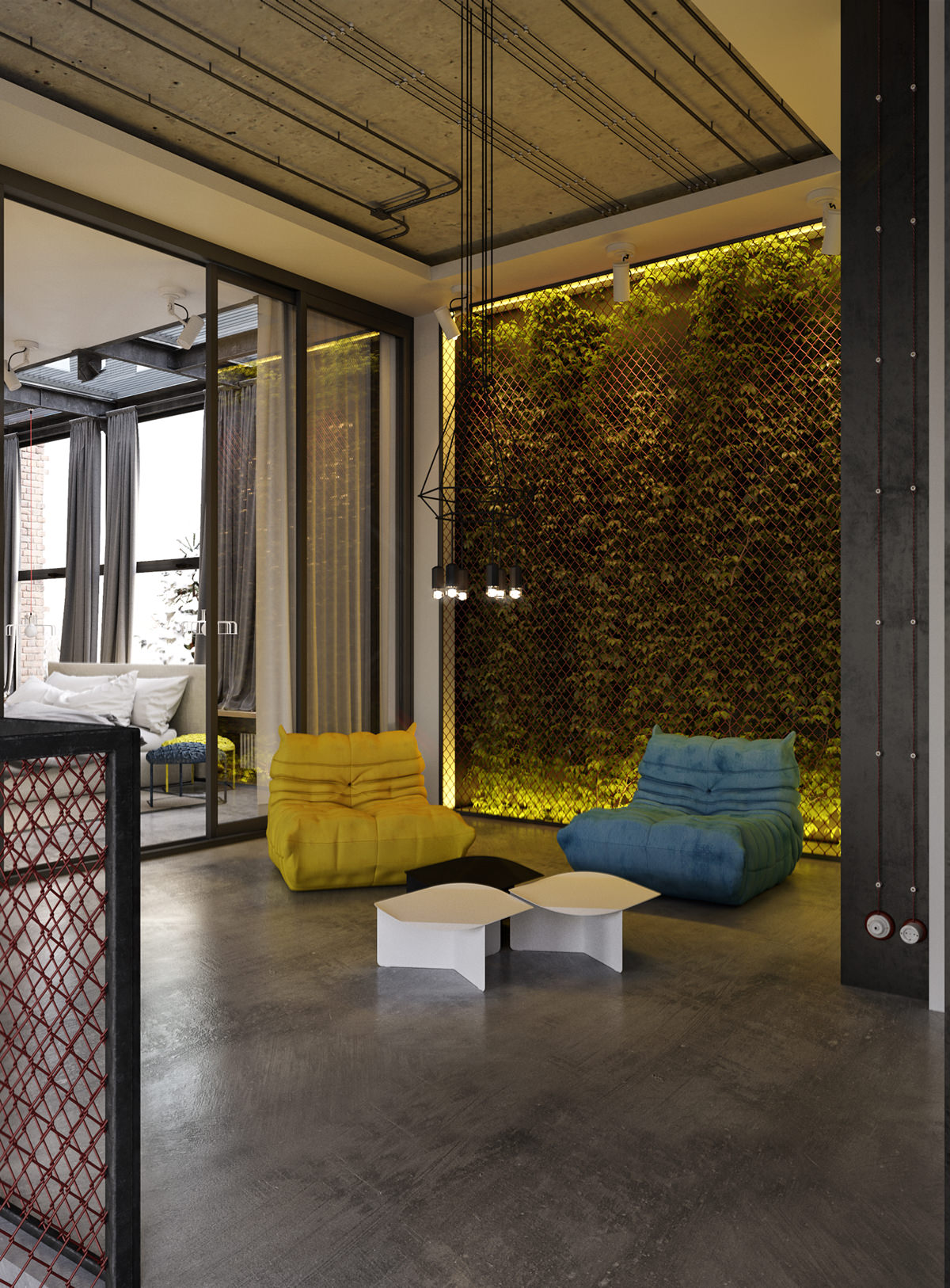 Industrial Style Apartment In Kiev Photo Inspiration